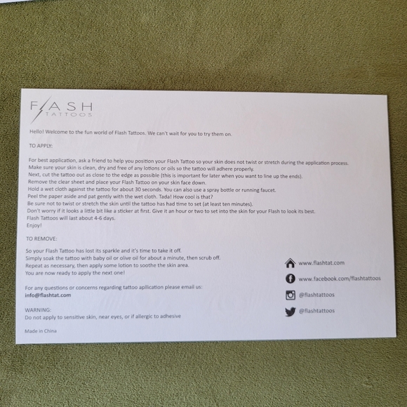 Flash Tattoos - Picture 5 of 5